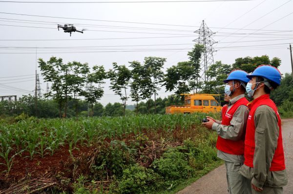 江夏區(qū)開展配網(wǎng)線路的無人機自主巡檢工作(圖1)