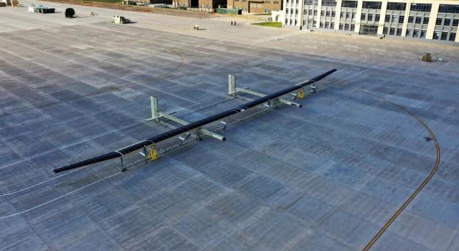 首款國產(chǎn)大型太陽能無人機在陜西首飛成功(圖2)